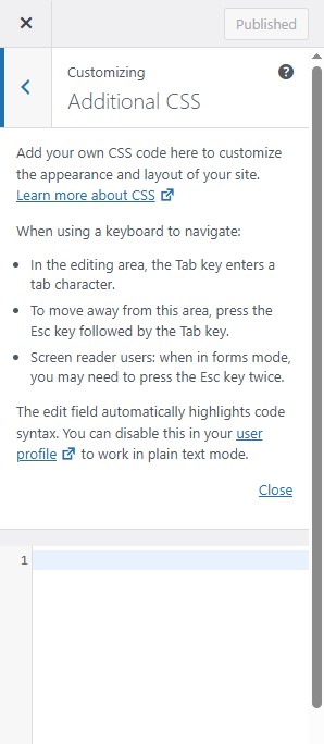 Add CSS