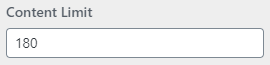 WP Configurator Theme BlogArchivesSearch Content Limit