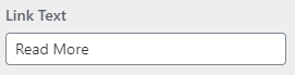 WP Configurator Theme - Blog,Archives,Search - Link Text