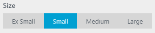 WP Configurator Theme Button Setting General Size 1