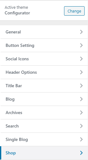 WP Configurator Theme Shop 1