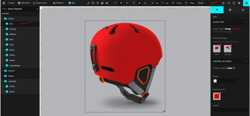 layer order feature