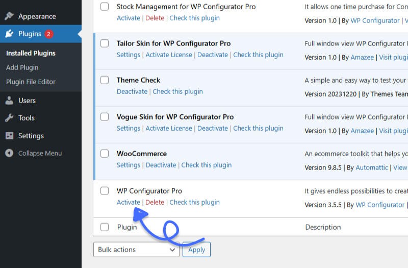 lc addedplugin