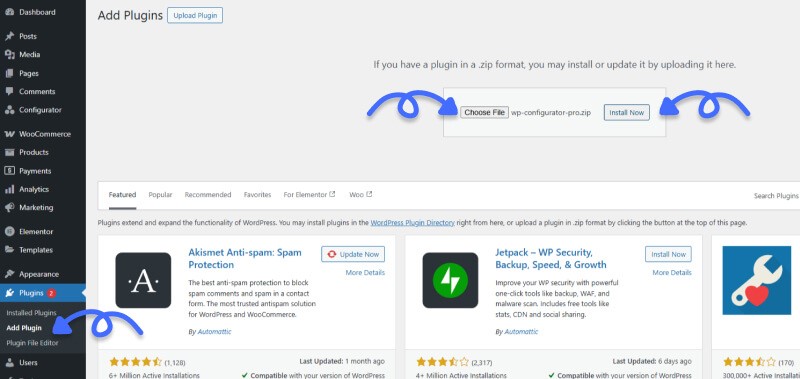 lc addnewplugin