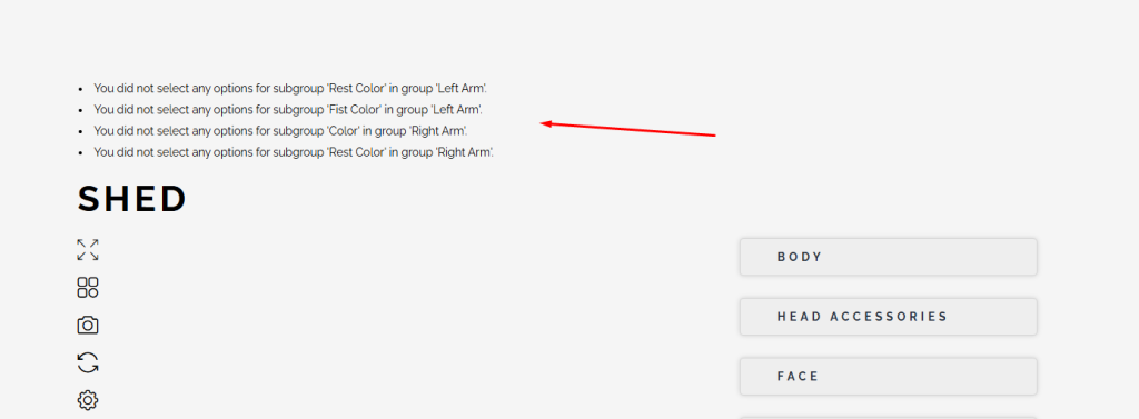 required feature notice